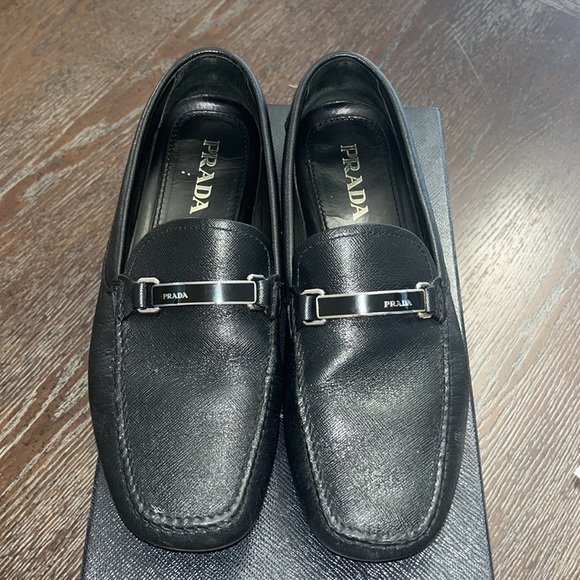 Saffiano leather loafers - Picture 6 of 8